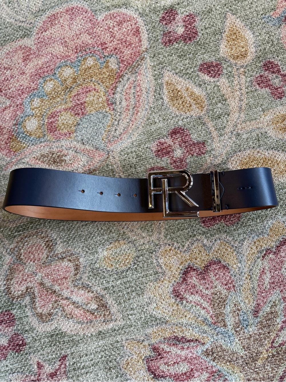 Polo Ralph Lauren collection 50mm logo belt size small women’s